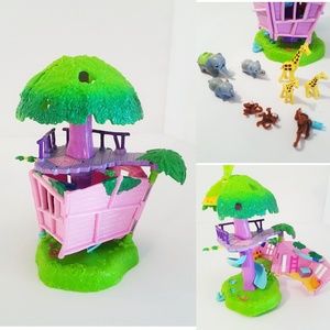 Polly Pocket Jungle Tree House Vintage Mini